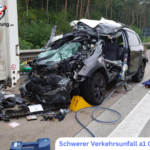 schwerer verkehrsunfall a1 gestern