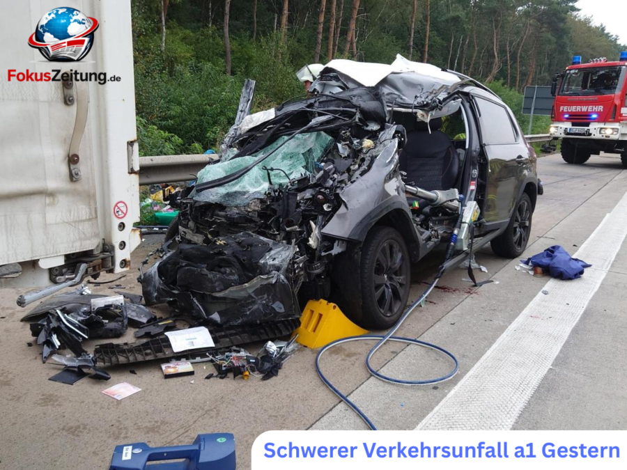 schwerer verkehrsunfall a1 gestern