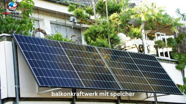 Balkonkraftwerk mit Speicher